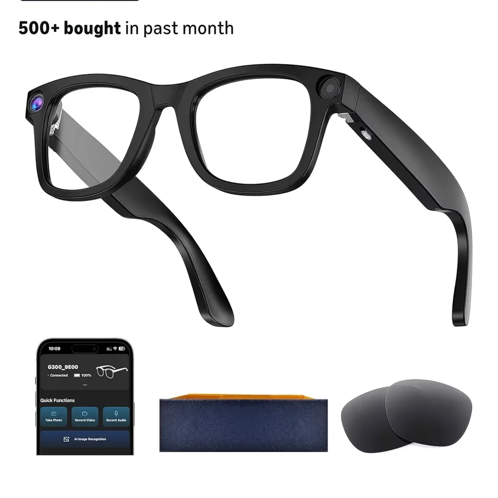 Smart AI Language Translation Glasses - Real-Time Communication Device